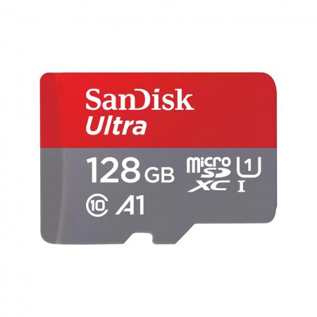 SanDisk Ultra microSD with SD Adapter 128GB SDSQUAB-128G-GN6MA
