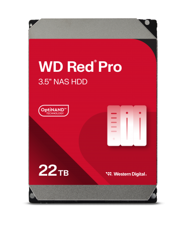 WD 22TB SATA III 512MB RED Pro NAS HDD (WD221KFGX)