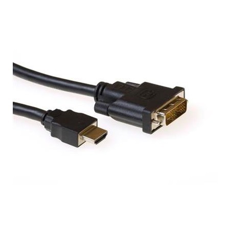 HDMI-A male to DVI-D male adapter cable, 1 meter