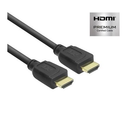 1 meter HDMI High Speed premium certified cable v2.0 HDMI-A male