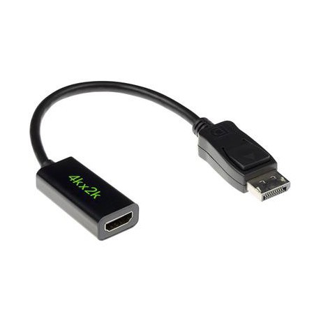 0.15 meters adapter cable DisplayPort male - HDMI-A female