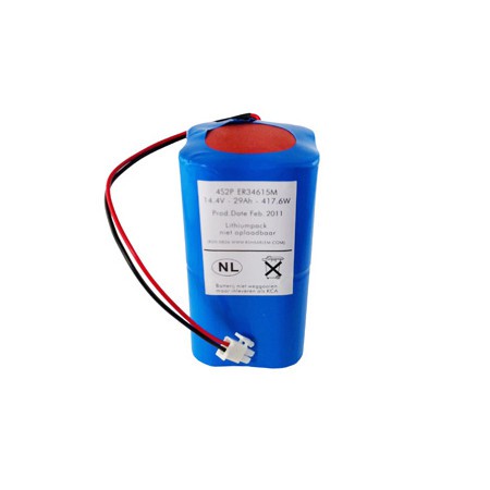 Batterypack Lithium pack 4S2P (14.4V/29A)