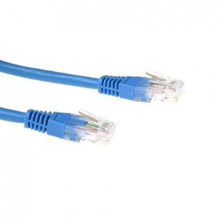 ACT U/UTP 0.50 meter CAT6 patchkabel blauw