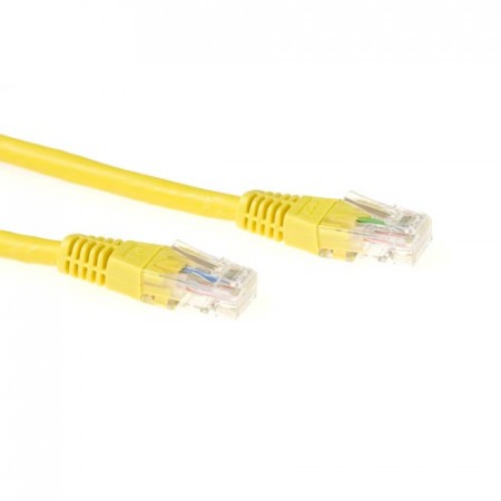 ACT U/UTP 0.50 meter CAT6 patch cable yellow