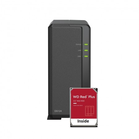 Synology DS124 RED 4TB (1x 4TB)