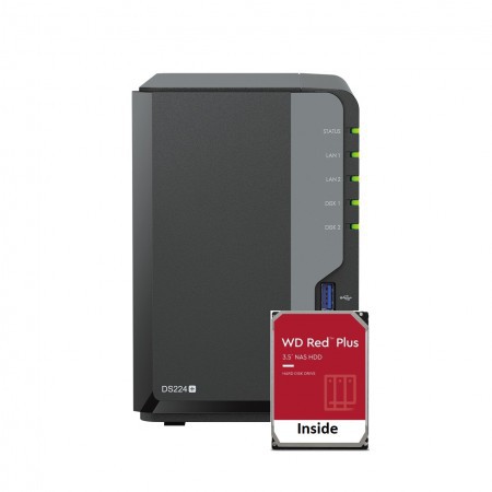 Synology DS224+ RED 4TB (2x 2TB)