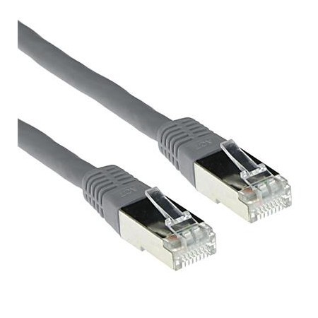 ACT LSZH SFTP 0,5 meter CAT6 patchkabel met RJ45 connectoren gri