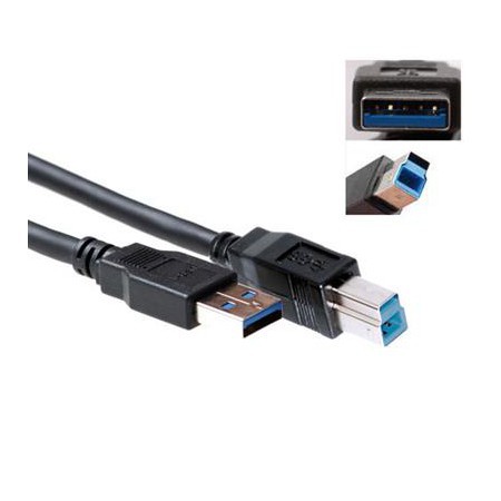 USB 3.2 Gen1 A male - USB B male 3.00 m