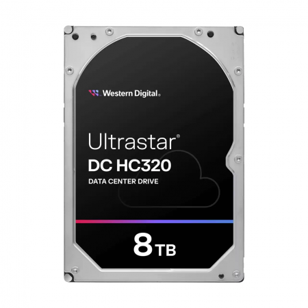 WD 8TB Ultrastar DC HC320 (7k8) SATA 512e SE HUS728T8TALE6L4