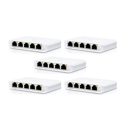 Ubiquiti UniFi USW-Flex-Mini Switch Flex Mini, 5-pack USW-Flex-M