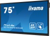 iiyama ProLite TE7512MIS-B3AG - 75inch 4K UHD-Touchscreen monito