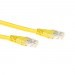 ACT U/UTP 0.50 meter CAT6 patch cable yellow