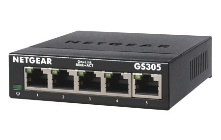 Netgear GS305 Gigabit Ethernet Unmanaged Switch