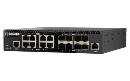 QNAP QSW-M3216R-8S8T 10GbE Layer 2 Web Managed Switch