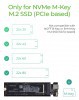ICY BOX Behuizing voor 1x NVMe SSD IB-1817M-C31