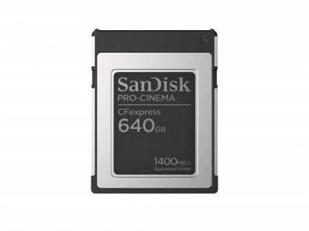 640GB SanDisk Professional PRO-CINEMA CFexpress 1700/1500MBs