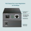 TP-Link 10/100Mbps WDM Media Converter 1-Port PoE TL-FC111PB-20