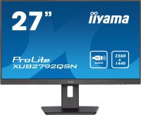 iiyama ProLite XUB2792QSN-B5 27 inch WQHD IPS USB-C-dock en RJ45