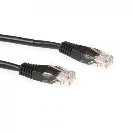 ACT U/UTP 0.50 meter CAT6 patch cable black