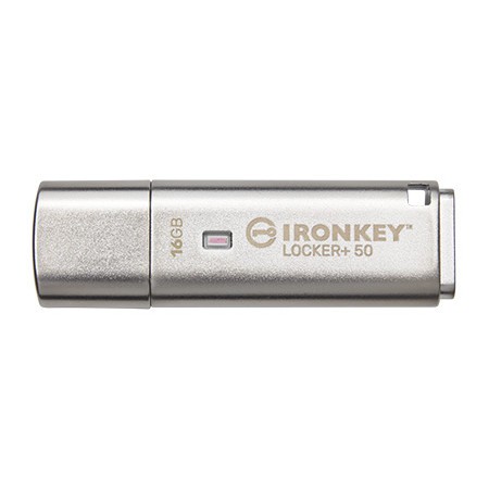 16GB Kingston IronKey Locker+ 50 USB Type-A IKLP50/16GB